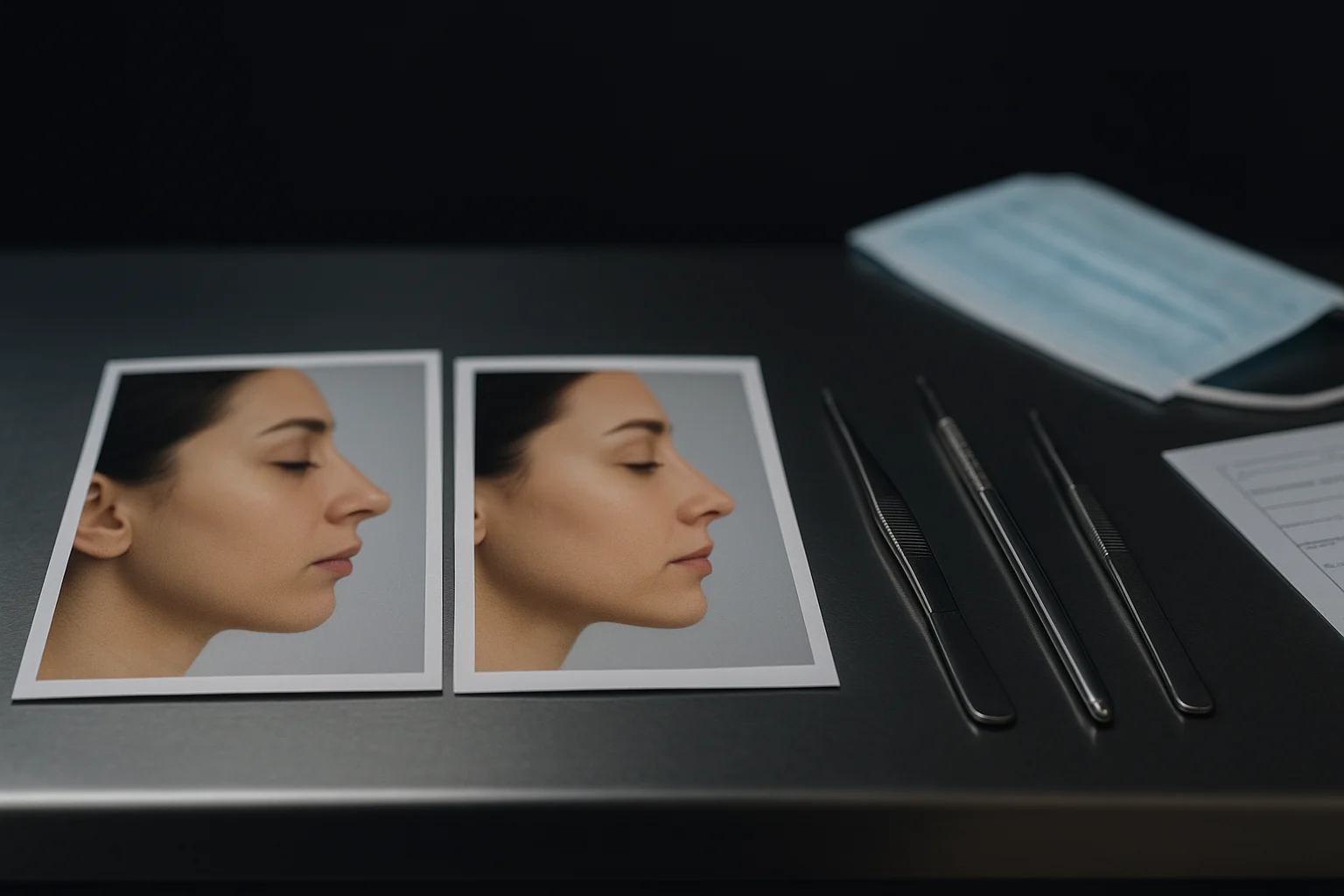 Rinoplastia secundaria y reconstrucción con cartílago costal
